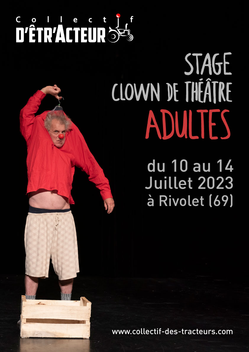 Stage de clown du 10 au 14 juillet 2023 à Rivolet