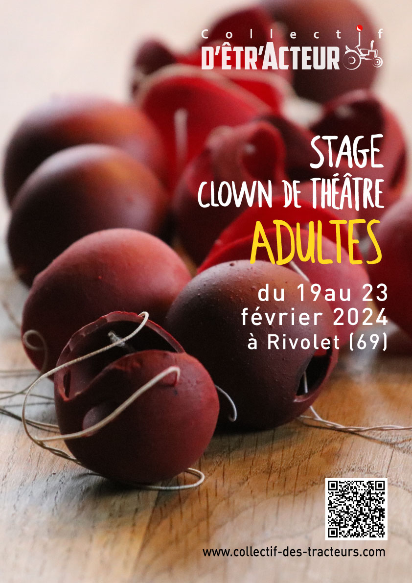 Stage de clown du 19 au 23 février 2024 à Rivolet